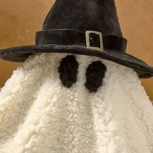 Little Gus The Ghost with Witch Hat Shaped Pillow - Thumbnail 2